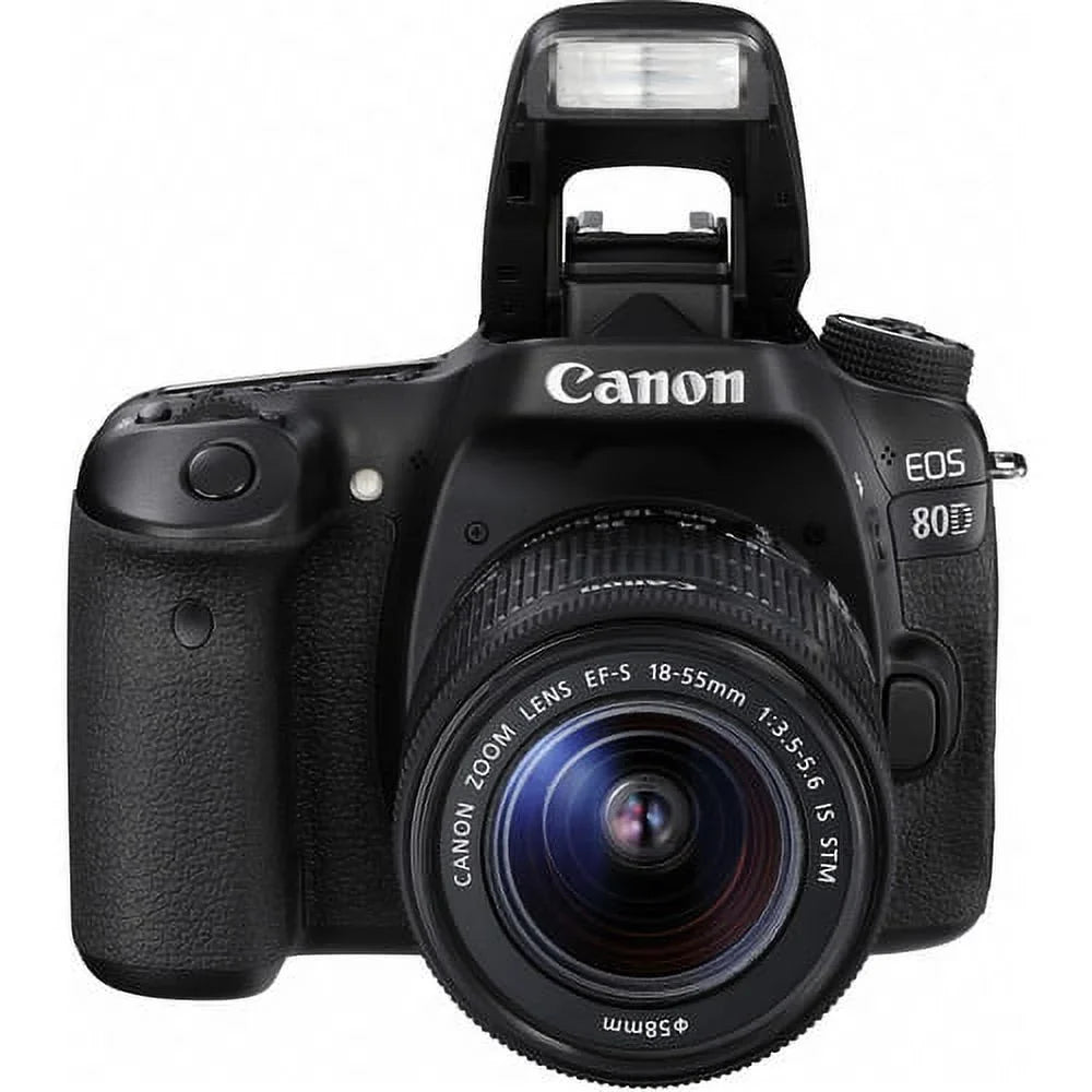 '+ with 16GB Expo Lens 18-55mm EOS Kit Camera DSLR Essentials 80D Canon
