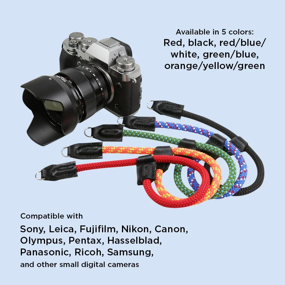 Climbing III,RX10 Wrist Sony R,RX1 Release Rope with A6400 Foto&Tech Made (34cm,Red/Blue/WT) R A6600 A6000 Camera in A6500 II,RX10,RX10 A6100 II,RX10 IV A5100 Quick A6300 Strap US A5000,RX1 Compatible
