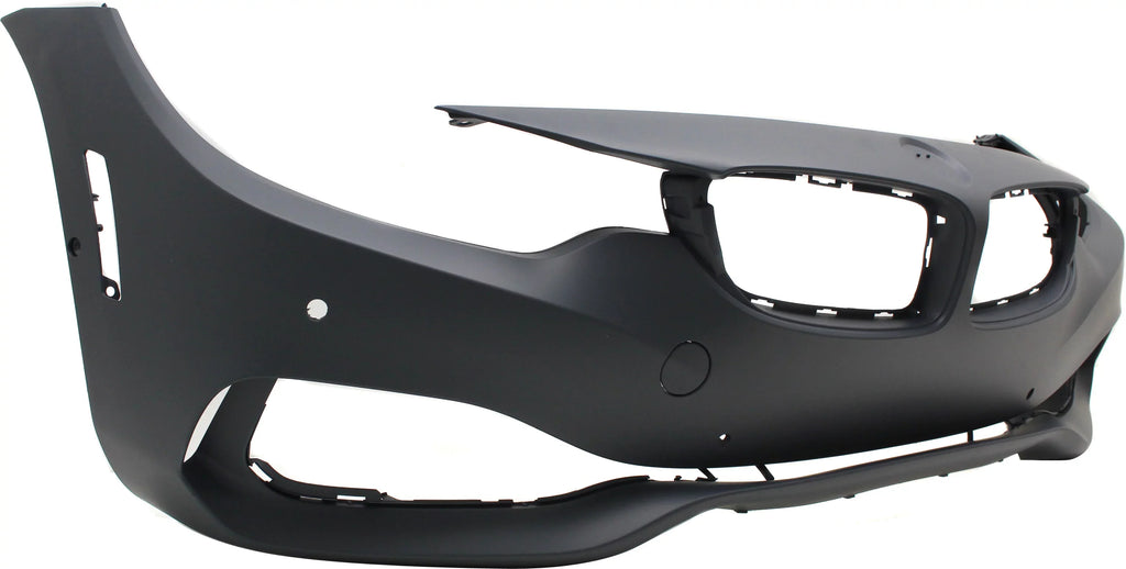 Primed with Sensor For Convertible/Coupe/Hatchback Camera and PDC BUMPER COVER 4-SERIES Holes Front Compatible 2014-2017 BMW