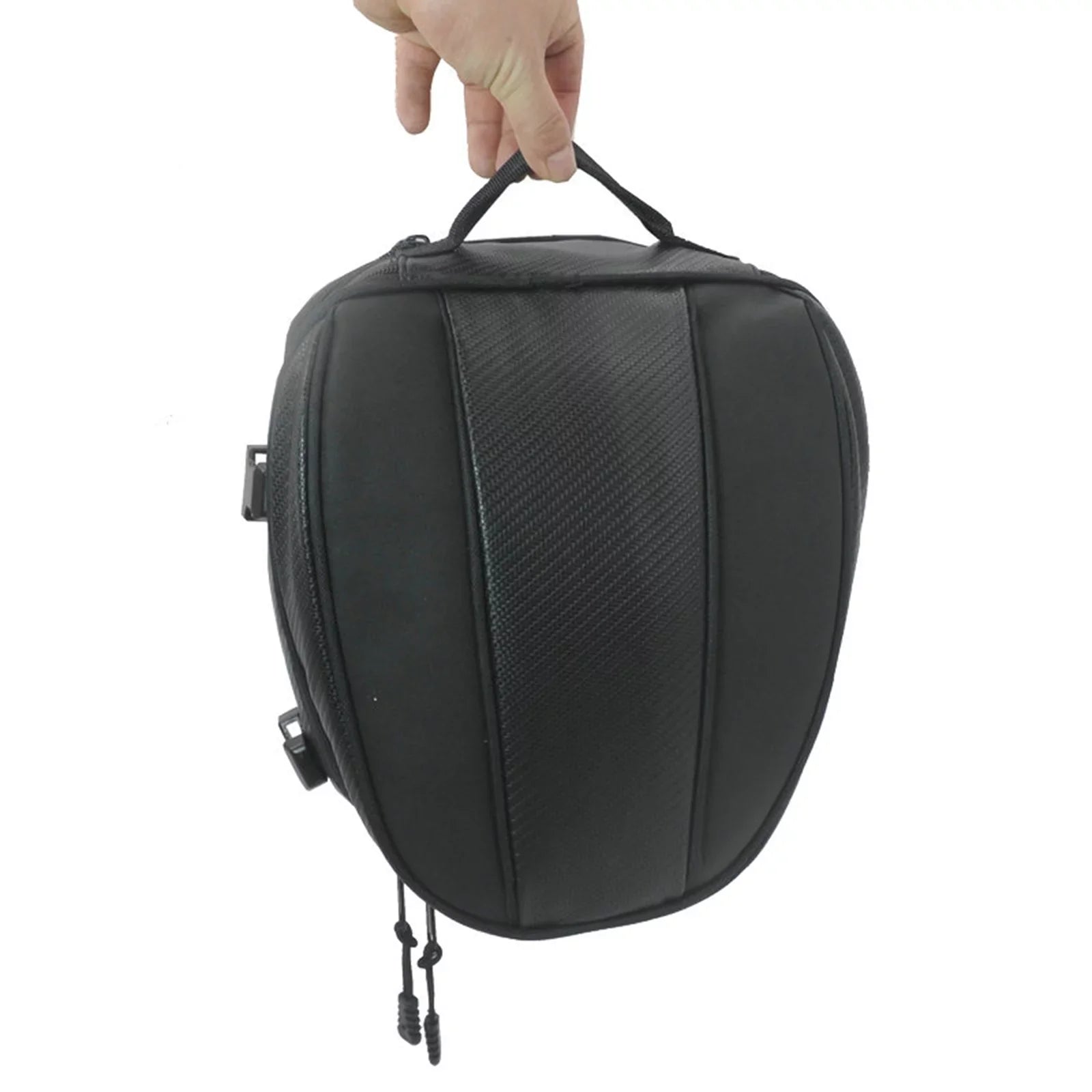 Leather Luggage Motorcycle Expandable Bag Bag Pack PU Rear Seat Tail