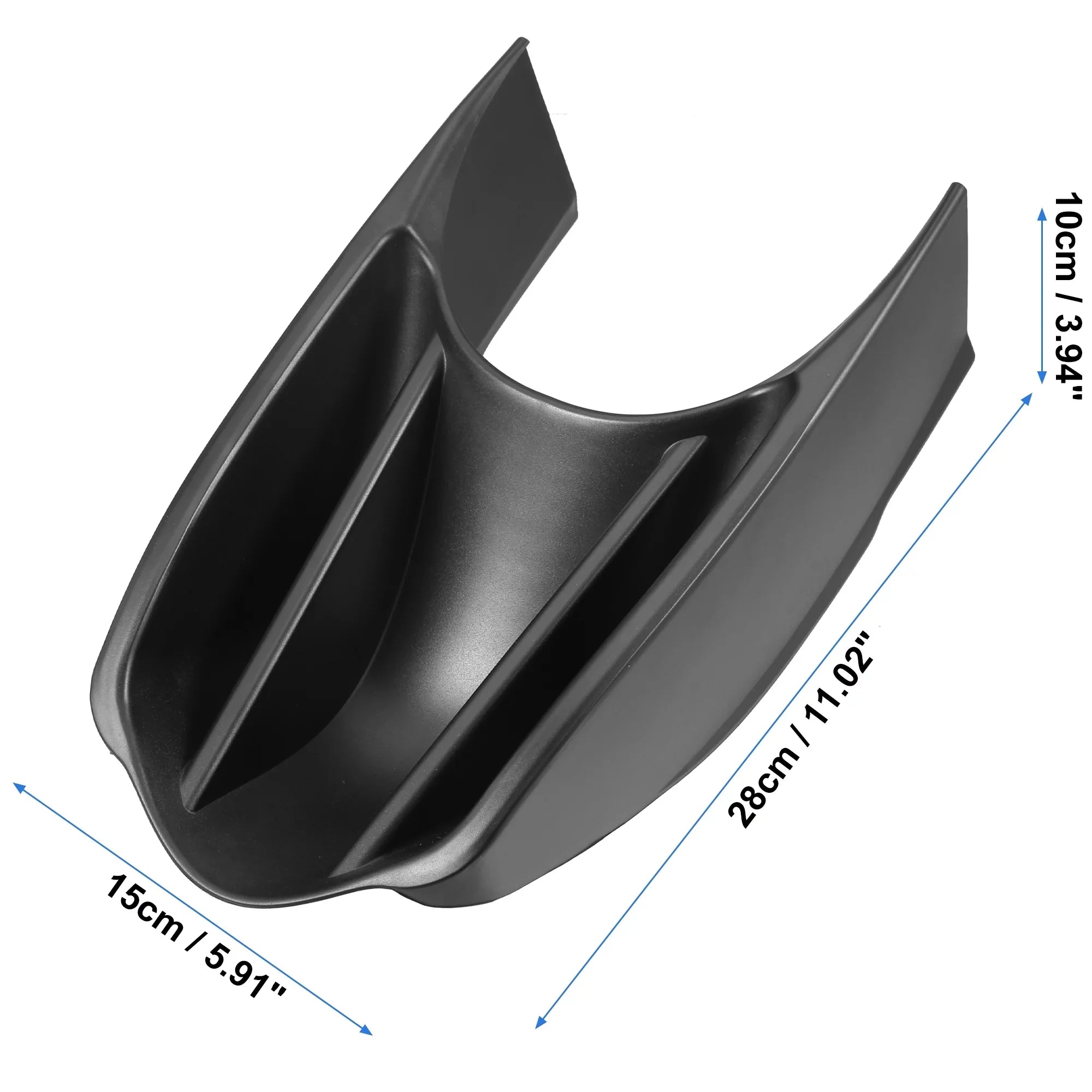 for Storage Car Accessories Smart Fortwo W453 Console Center Benz Box Black Fit Armrests 2014-2018