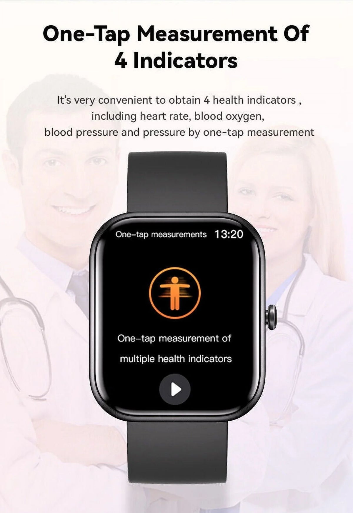 Men Pressure Smart Black Fitness Android iOS Women and Tracker Blood GTS5 Watch for