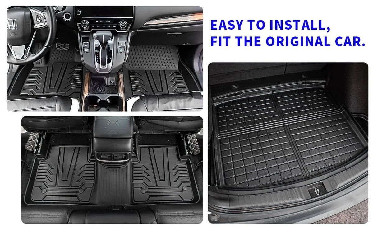 Mats Mats) Liner + 2021 Mats Honda Cargo Accessories Floor Fit 2017-2022 CR-V (Trunk Floor CRV Fuel