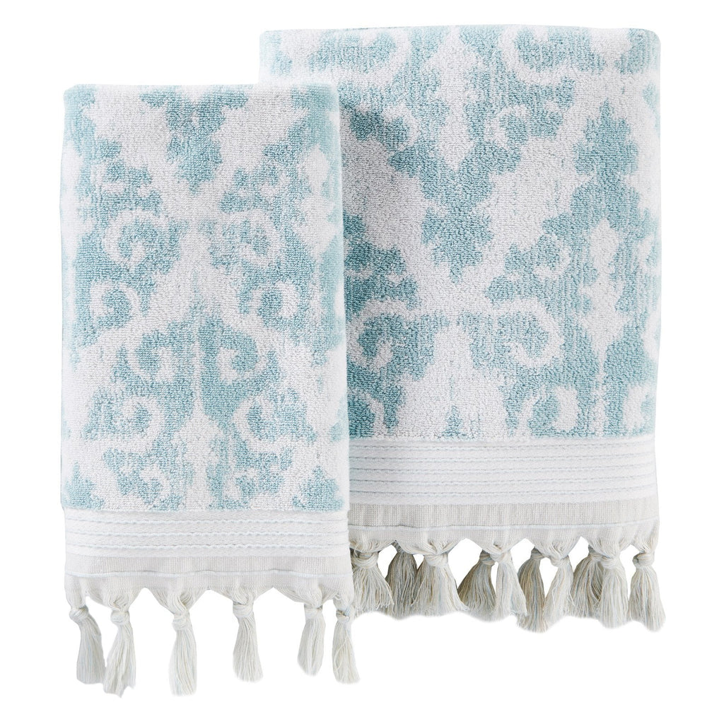 Hand x Home Mirage 26" (2-Pack), Towel Taupe, SKL Fringe 16"