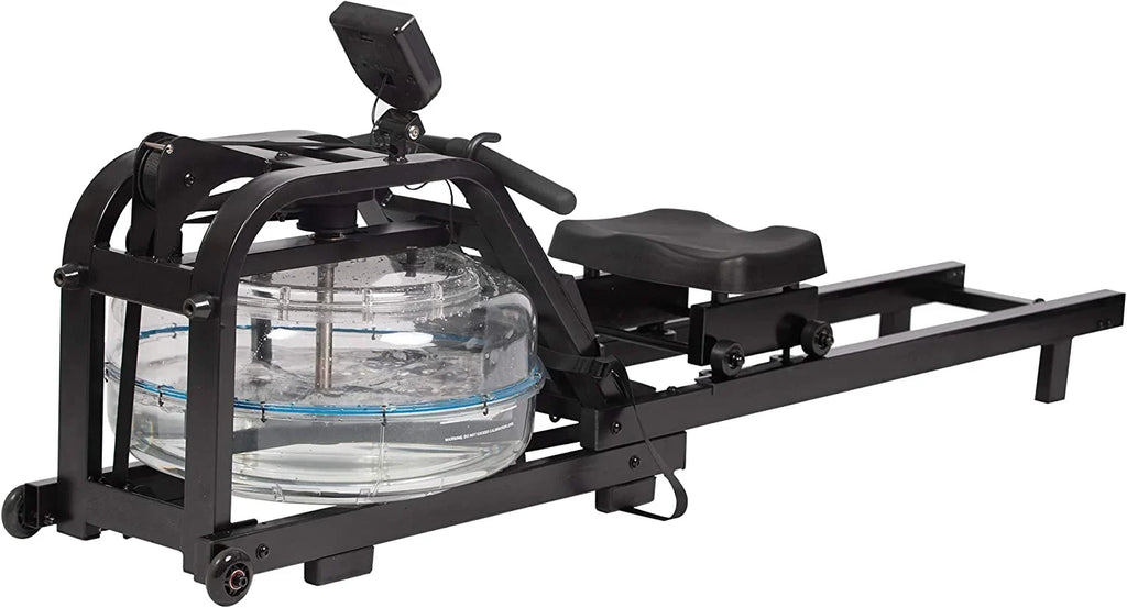 Water Rowig LCD Body Gym With Adjustable Moitor For Traiig Home Exercise Rower Resistace Whole Equipmet Water Machie Idoor