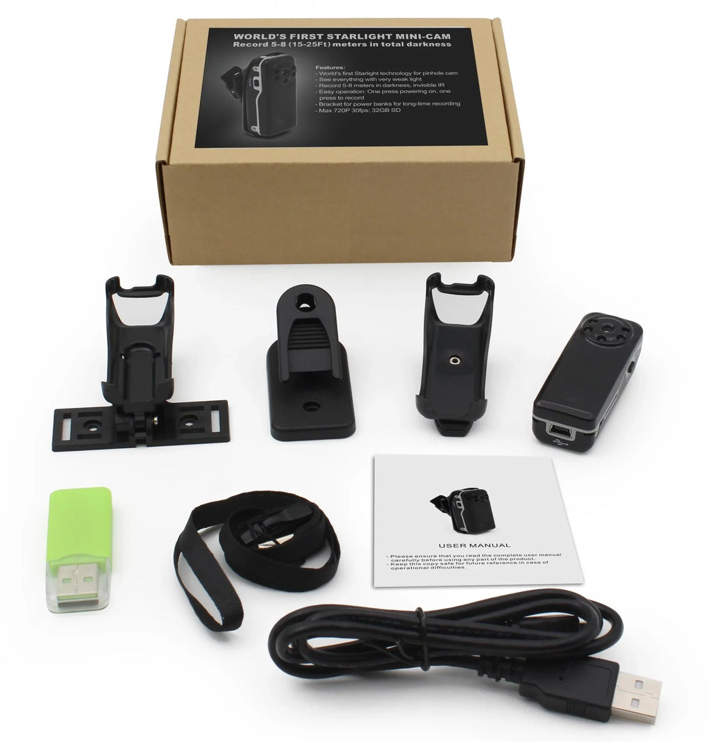 Security Security Police Detect Night Video Cam Vision Motion Mini