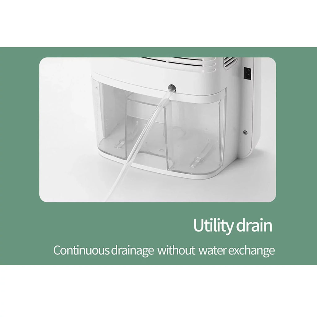 Bedroom Tank RV Moisture 2.5L MIni Compact Dryer Caravan w/ Drain Water for Portable Garage ZhdnBhnos Hose Dehumidifier