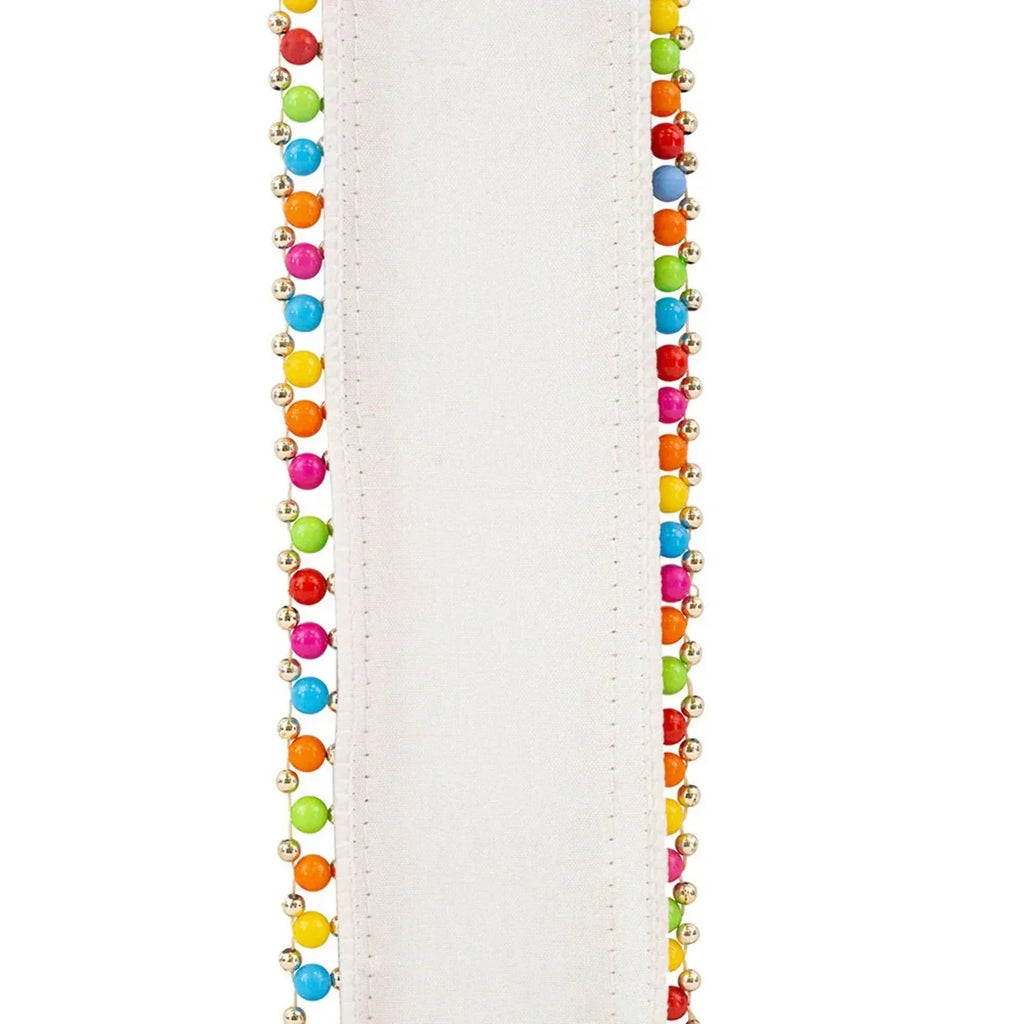 2-1/2 5 Reliant Ribbon - Yards White, Inch, 93923W-030-40D, Ribbon,