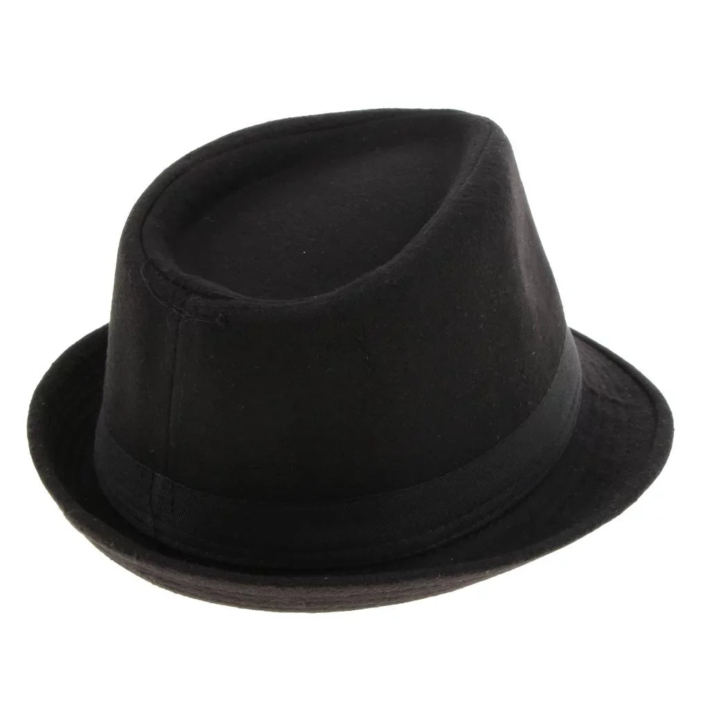 Hat Manhattan , Bowler Fedora Panama Hat Cap Segolike Retro Structured Size Winter , 2Pack