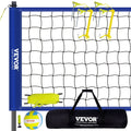 32ft Poles Portable Carrying BENTISM PVC x Pump Boundary 3ft Steel Adjustable Sports with & Volleyball, Outdoor Poles Height Net Volleyball for System Bag, Lines,