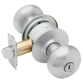A40S Knob Privacy Grade Finish Chrome Lock PLY 2 626 Non-Keyed Satin Cylindrical Non-handed Plymouth Schlage