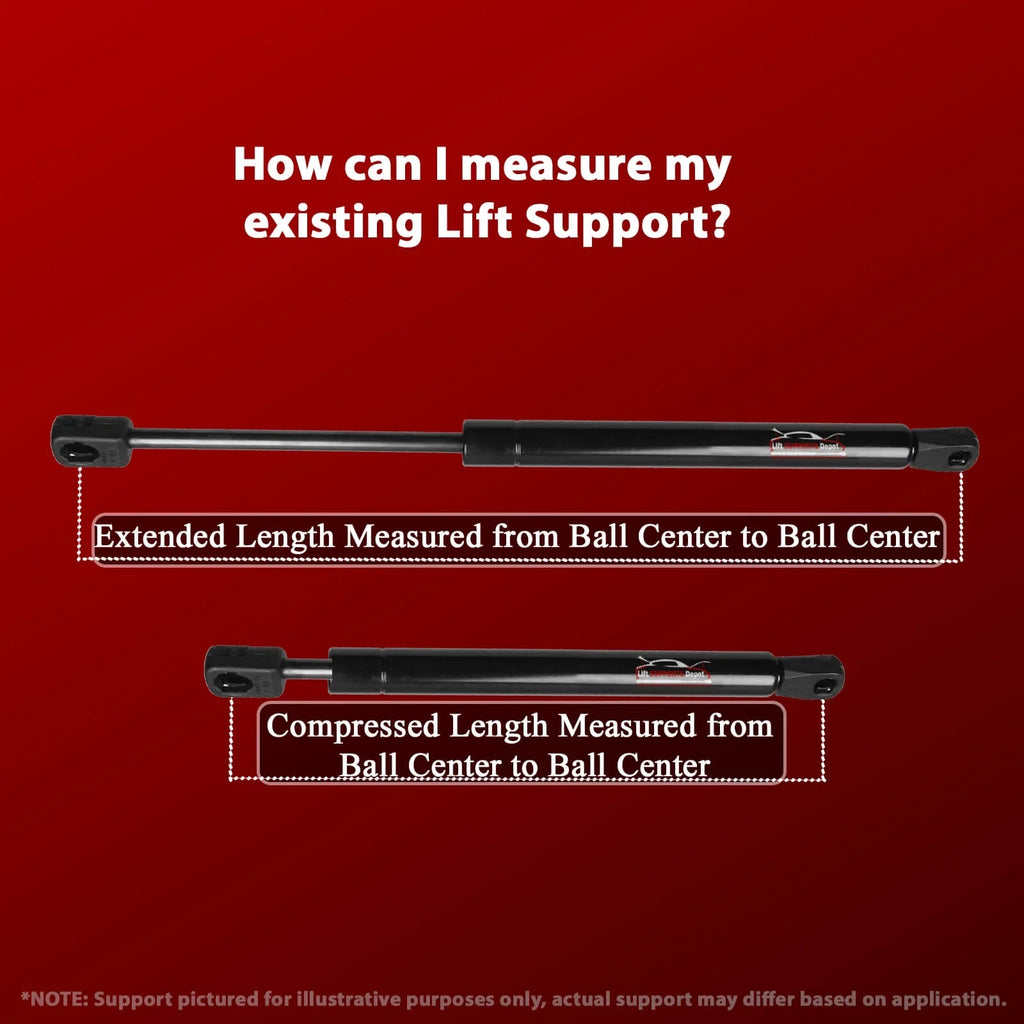 2019 to Depot Mustang Lift Spoiler. Qty Lift Gas 2021 2017 PM3864-a with 2018 W/O 2020 2015 2016 2022 Supports 2 Supports Ford - Shock Compatible Trunk