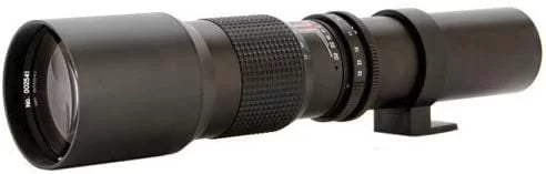 Manual Olympus Lens T-Mount Super 500mm f/8 Optics Four Lens Evolt 1000mm Teleconverter) / (with + Telephoto Thirds for Bag Monopod Digital Cameras + & Commander 2X