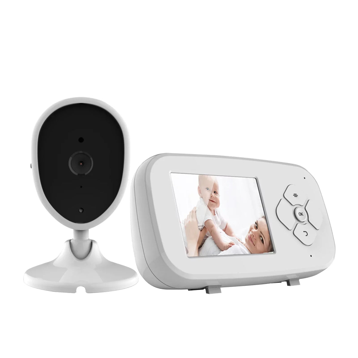 Monitor for Screen 2.8 Wireless Arealer Video Inch Lullabies with Monitor Room Functions LCD Monitor Detection IR Built-in TFT