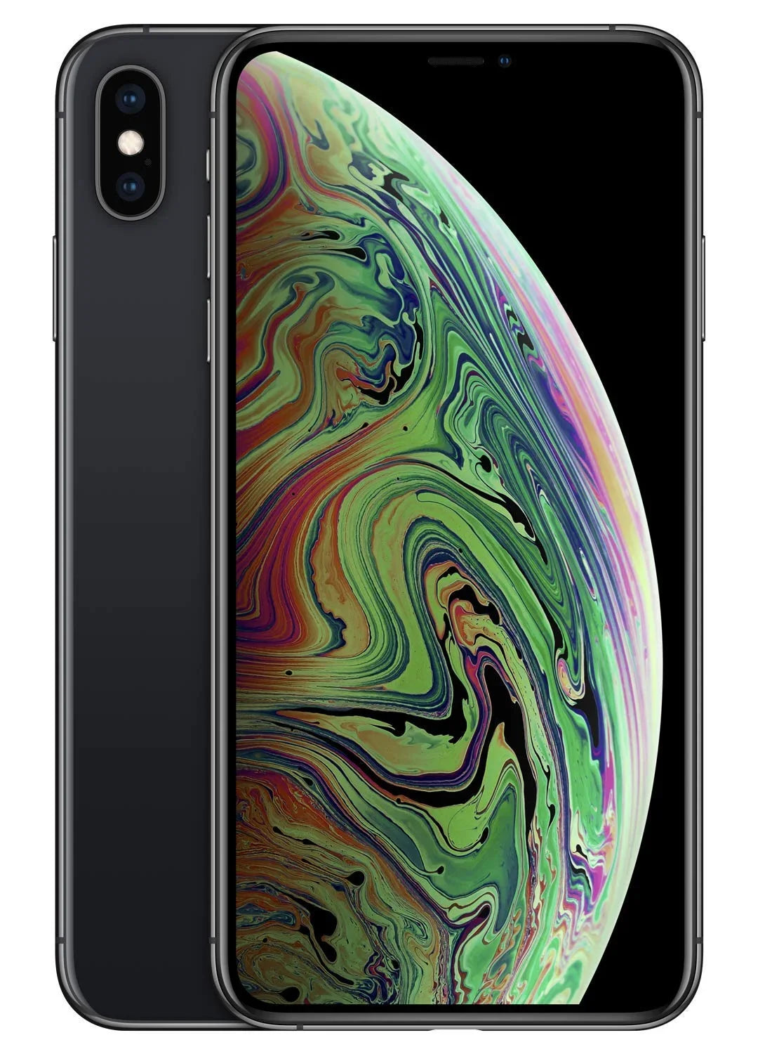 A) Restored Earbuds 64GB (Fully (Refurbished) Max Wireless A1921 Apple Unlocked) Space w/ Gray iPhone XS (Grade