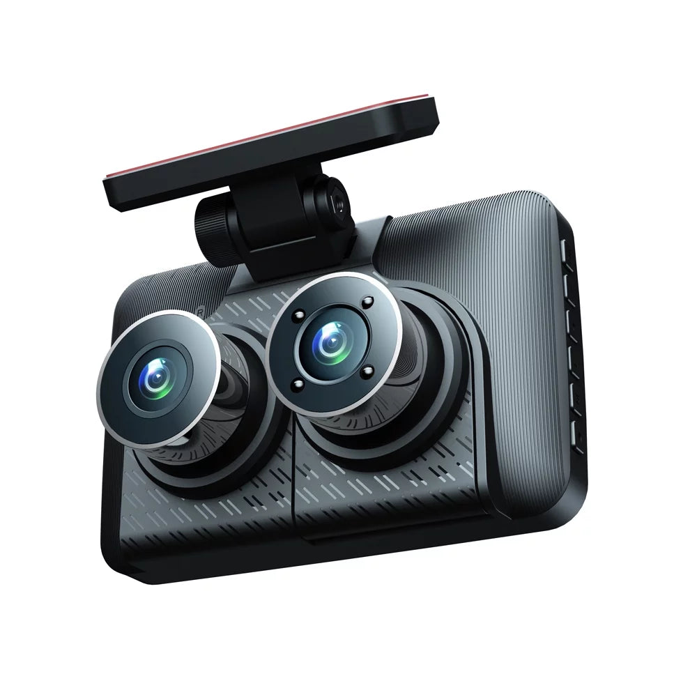 Camcorder Cameras 3 Car Driving Cam Rearview Mirror Angle Wide Pinnaco Safety Recorder Dash