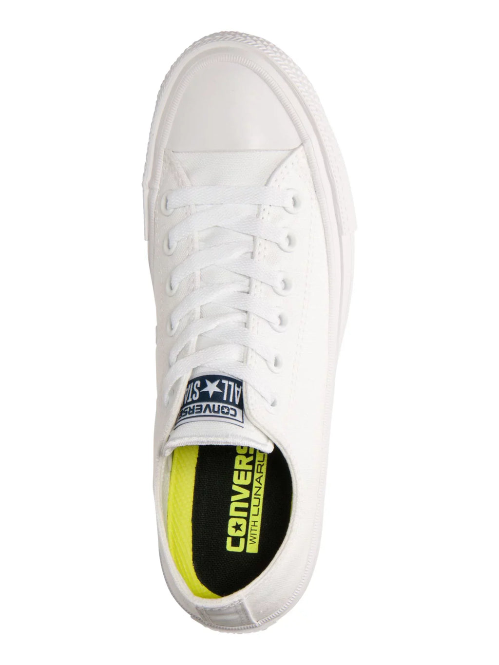 White 5 Lace-Up Ii Cushioned Goring Converse Athletic Chuck Women's Removable Logo Sneakers Platform Insole Internal