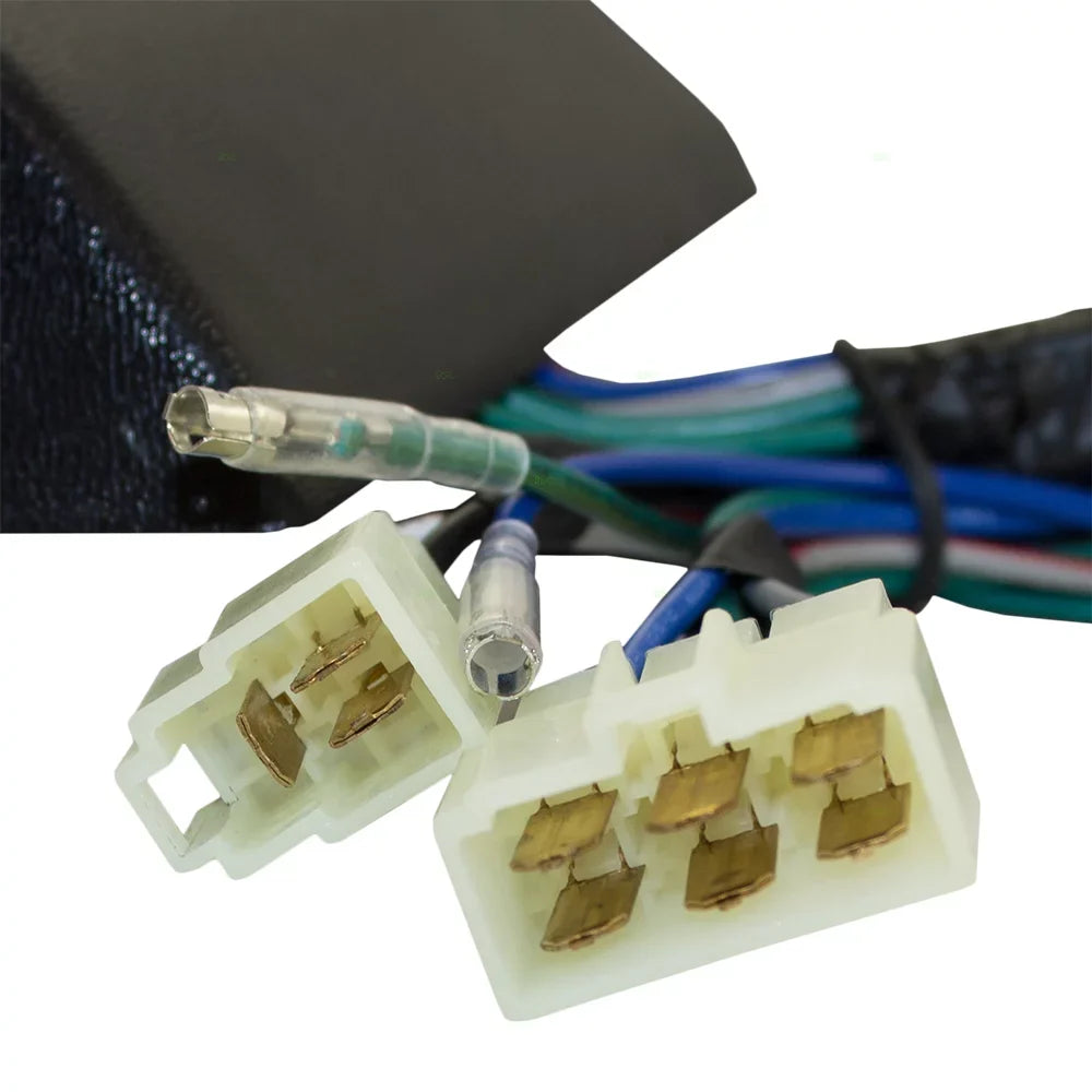 Van Wiring Truck Compatible Switch Kit Universal with Bezels, Brock Window Car Replacement Switch SUV Rocker Pickup Design 2-Door Harness with & Power