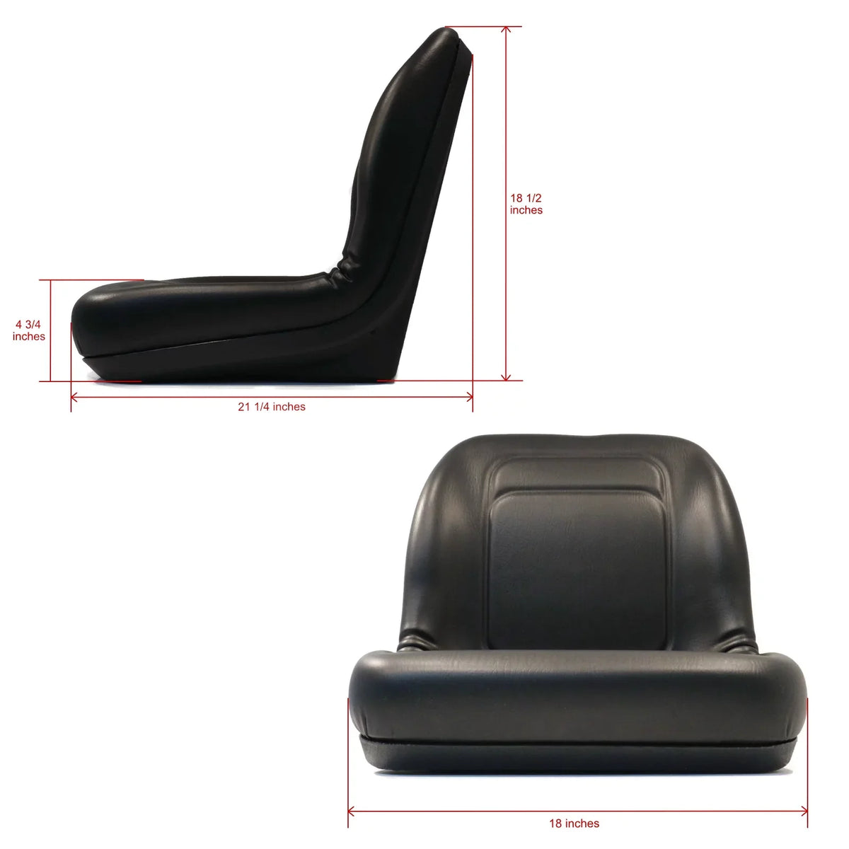 Back High Deere The CS ROP TE Seats Black (2) Shop Trail HPX | Model CX E-Gator John 4x4 Gator