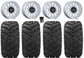 YXZ1000R 14" 950 Reptile CFMoto Rapid Tires Viking UForce 1000 Wolverine Rhino Black 28" Si ZForce Yamaha Wheels