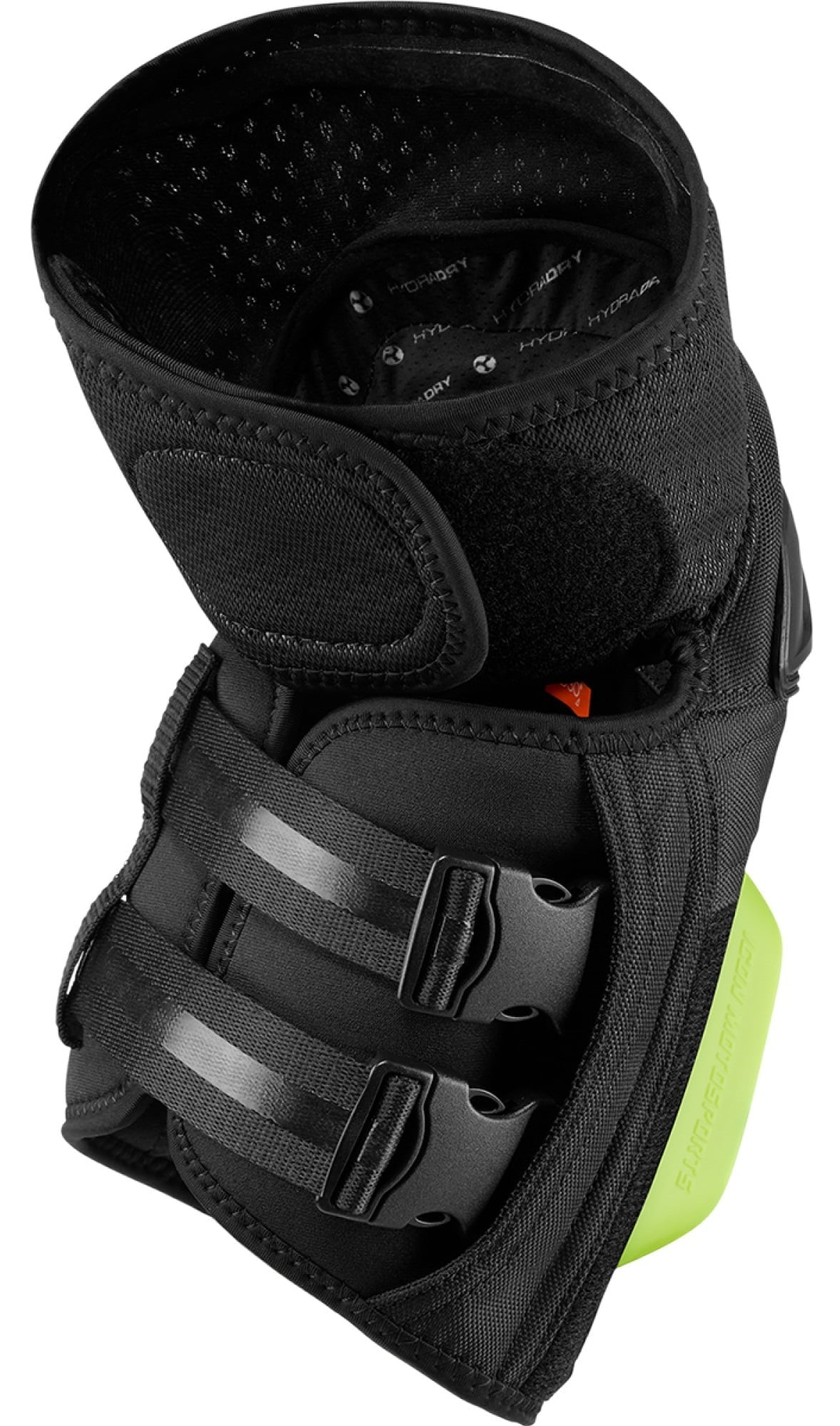 Icon Knee Pads CE Cloverleaf-2 Black/Green SM/XL