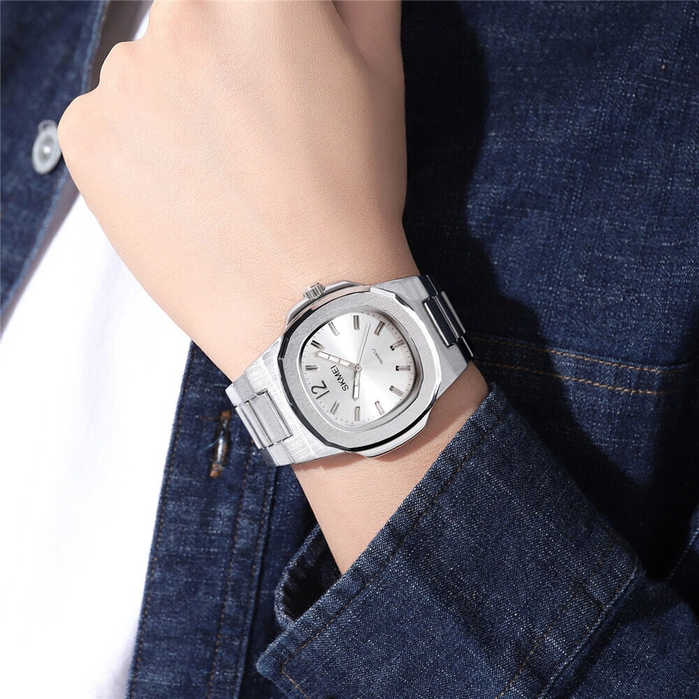 Luxury Watch Steel Business Gold Male For Men Gift Wristwatch Quartz
