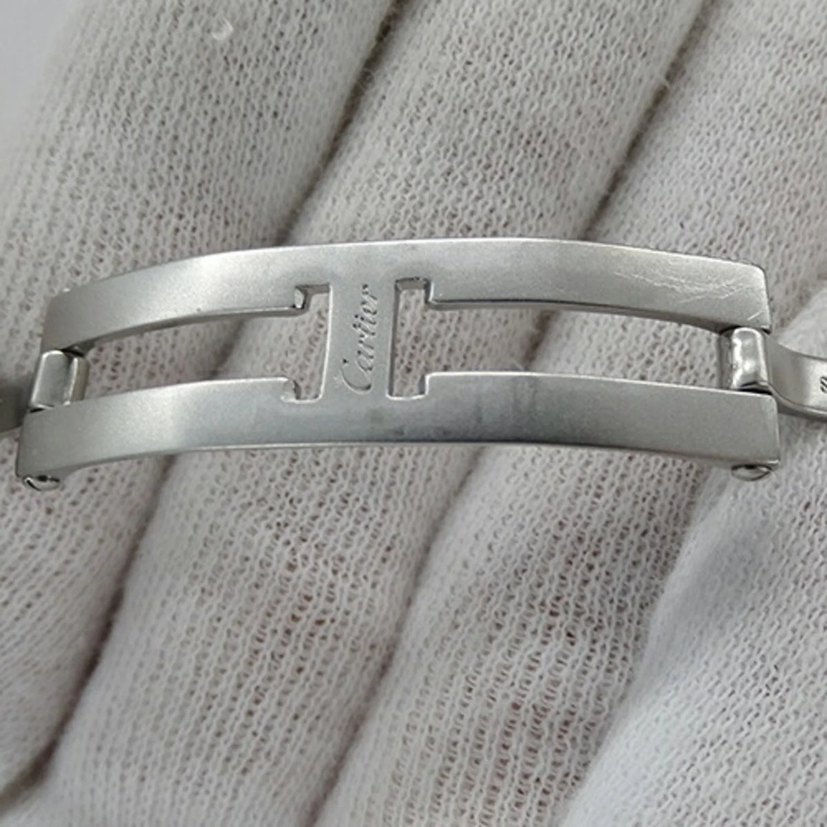 Steel, Quartz, Cartier Watch, Polished (Good) Pre-Owned W3140007, Pasha Miss Stainless Silver, Ladies SS,