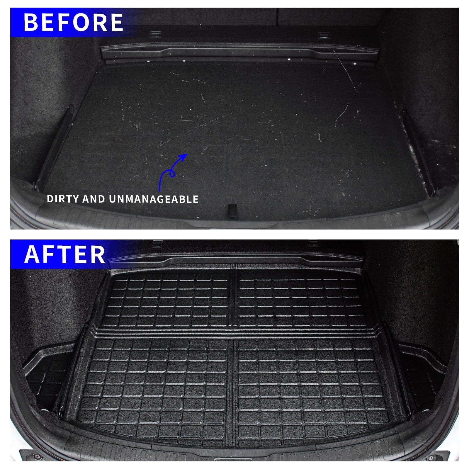 Mats Mats) Liner + 2021 Mats Honda Cargo Accessories Floor Fit 2017-2022 CR-V (Trunk Floor CRV Fuel