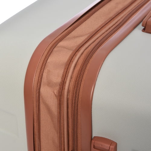 New and Hardshell Suitcase with Suitcase Brown) Sets 3pcs Grey ABS Luggage TSA 20''24''28''( Spinner Luggage sets Light Expandable Clearance Durable Lock Wheels Hardside Lightweight Model