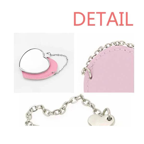 Animal Myth West Heart Purse Makeup Dragon Travel East Winged Mirror Pink