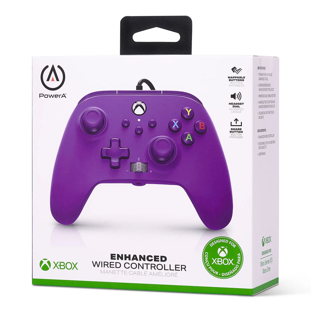 Enhanced Series Purple X|S for Controller - PowerA Wired Royal Xbox