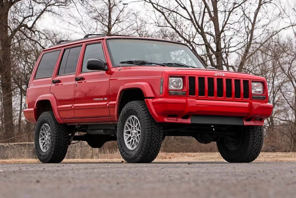 Series N3 II Cherokee Shocks Lift | Rough Kit (fits) Country XJ | Leaf 1984-2001 | Suspension 3" Jeep Add 670XN2