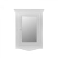 27" Double Bathroom Screws Mount Storage Cabinet Storage Cabinet Supply Renovators x 20" Hardwood Wall Corner w/ Medicine White Bethpage Shelf w/Mirror Wooden