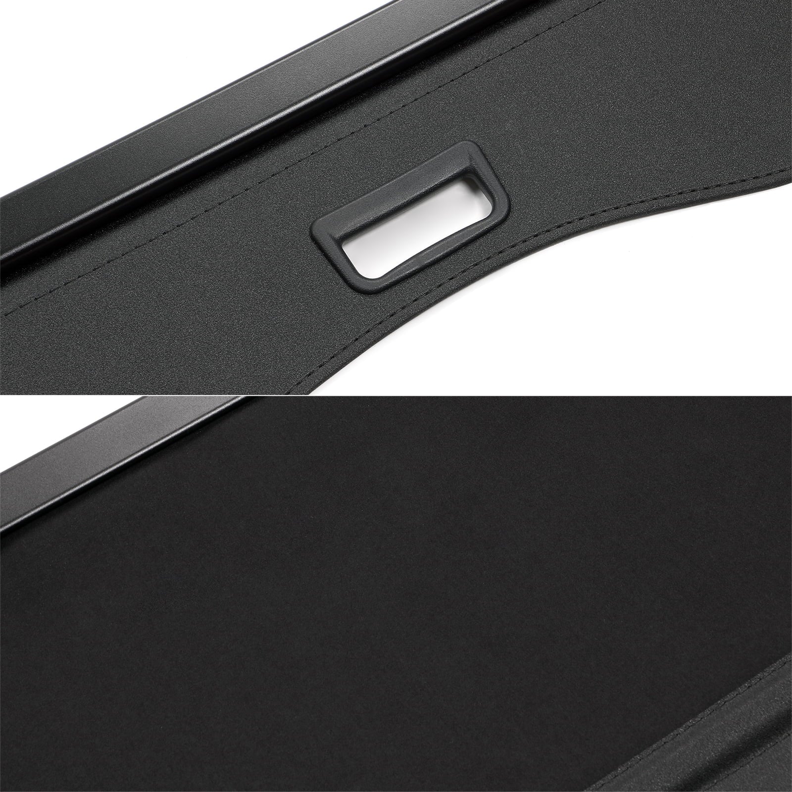 Security Retractable Models Compatible Motorsports PVC Black 2013-2019 All Aluminum Trunk Cover & Cover Ford Rear Cargo Ikon Shield Security With Rod Escape