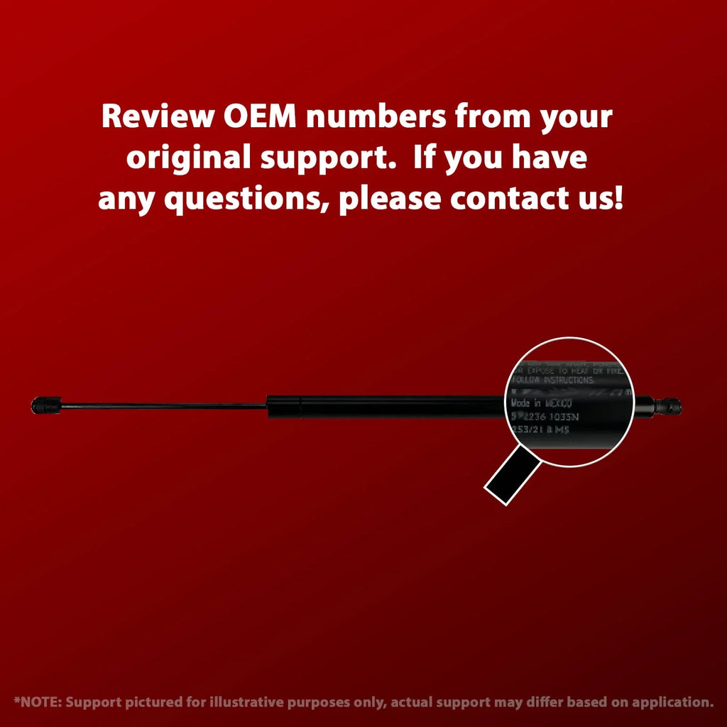2019 to Depot Mustang Lift Spoiler. Qty Lift Gas 2021 2017 PM3864-a with 2018 W/O 2020 2015 2016 2022 Supports 2 Supports Ford - Shock Compatible Trunk