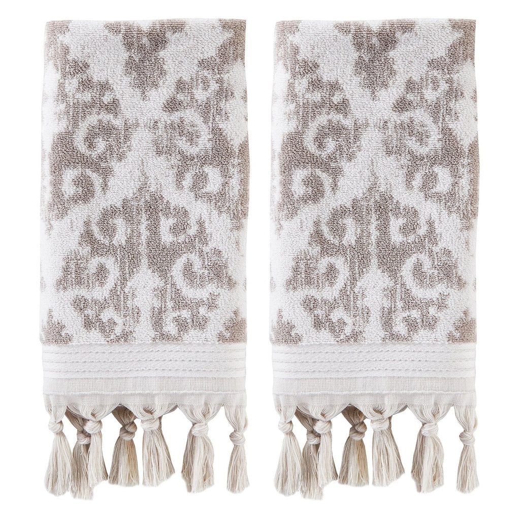 Hand x Home Mirage 26" (2-Pack), Towel Taupe, SKL Fringe 16"