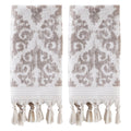 Hand x Home Mirage 26" (2-Pack), Towel Taupe, SKL Fringe 16"