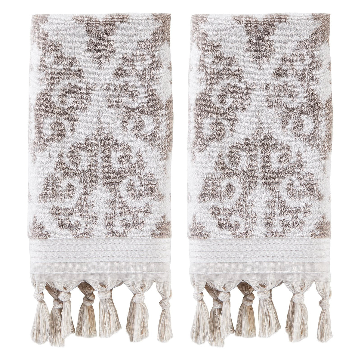 Hand x Home Mirage 26" (2-Pack), Towel Taupe, SKL Fringe 16"