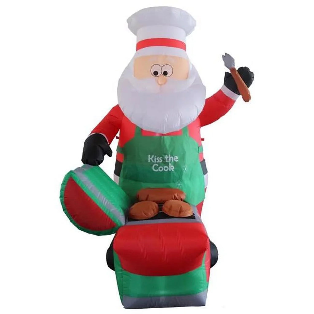 Santa Celebrations 6 Inflatable Barbequing ft. 9080574