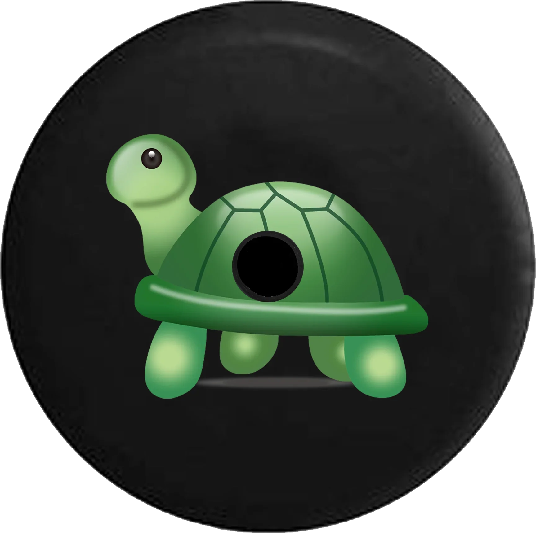 Cute for Turtle Wrangler RV Little 33 Tire 2018 Emoji Green Backup Inch JL Text Camera Spare 2019 Jeep Cover