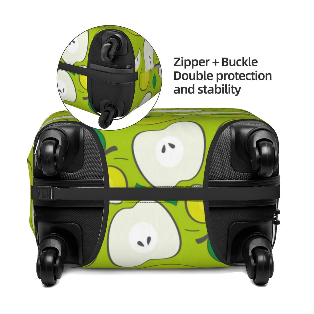 Cover Luggage Green Print - Inch Junzan Protector Suitcase Fits Fashion Apple 18-32 Luggage Washable