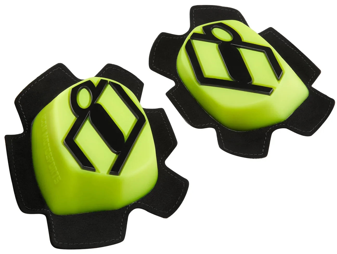 Icon Knee Pads CE Cloverleaf-2 Black/Green SM/XL