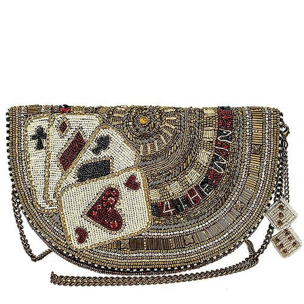 Frances Clutch Mary the Win Gold 4 Crossbody Casino Handbag,