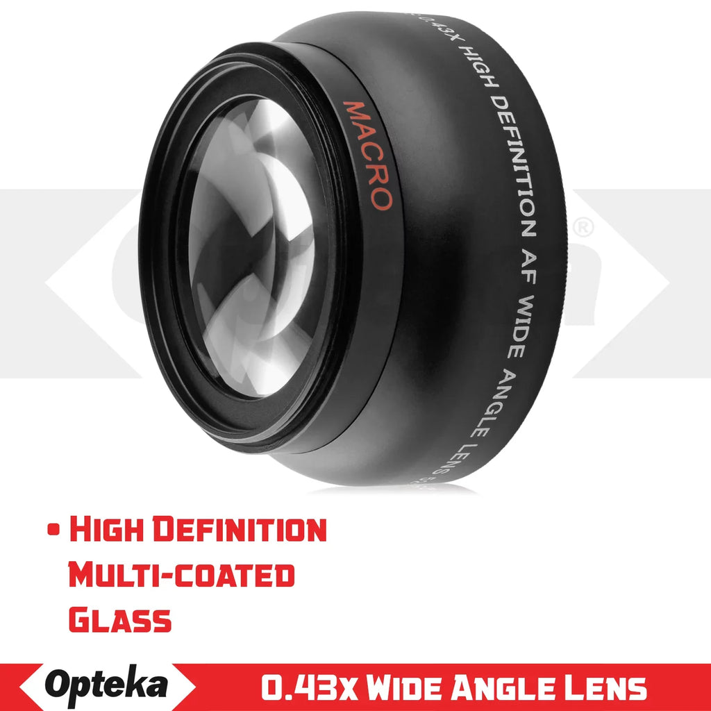T4i, 7D, Cameras Fisheye T6, T6s, Digital Wide T5, 77D, 80D, & Lens w/ 0.43x T6i, 18-55mm / Panoramic for Angle II, SLR SL1 Mark SL2 T5i, 60D, 50mm Macro T3, Opteka & T7i, 7D T3i, 70D, Canon
