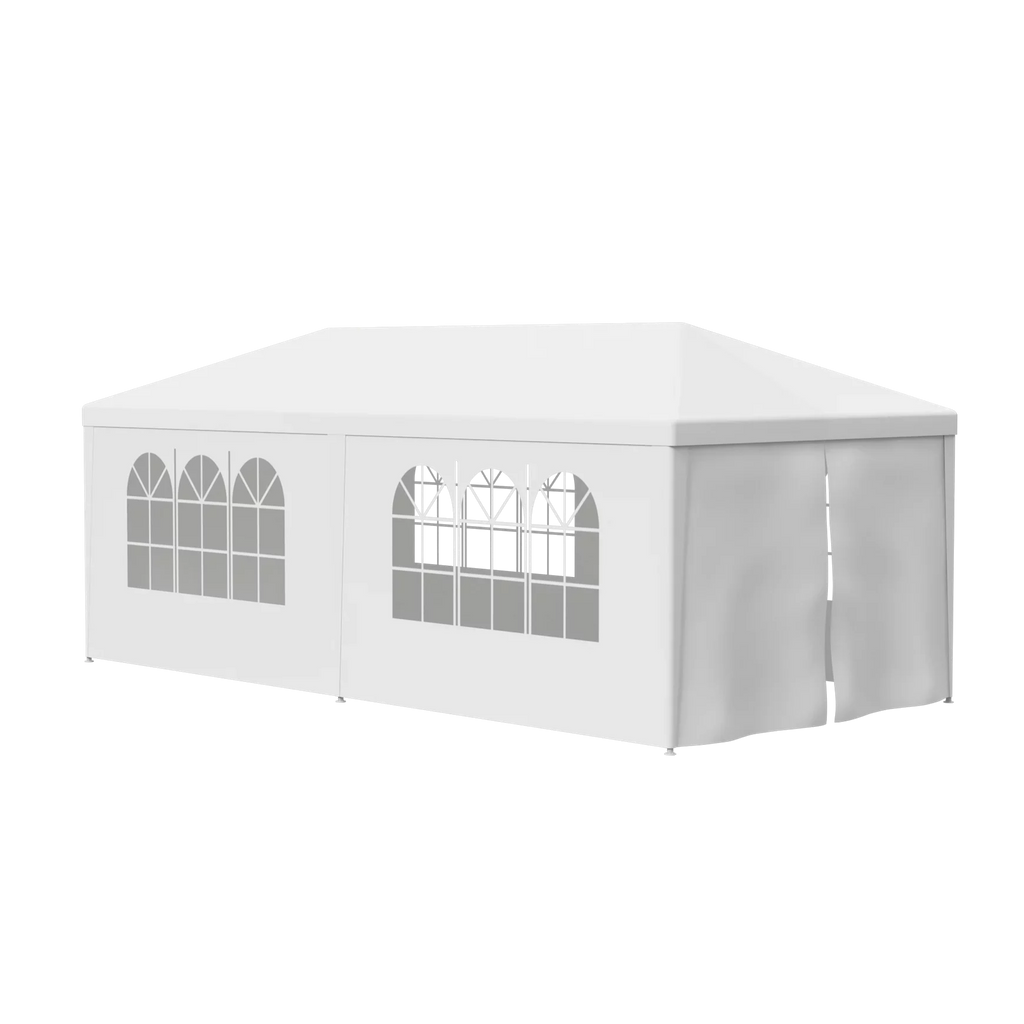 Side Canopies 8.00, Event Zeny Pavilion Tent Party Gazebo Wedding Walls, White 10'x20' Canopy 6 Outdoor with