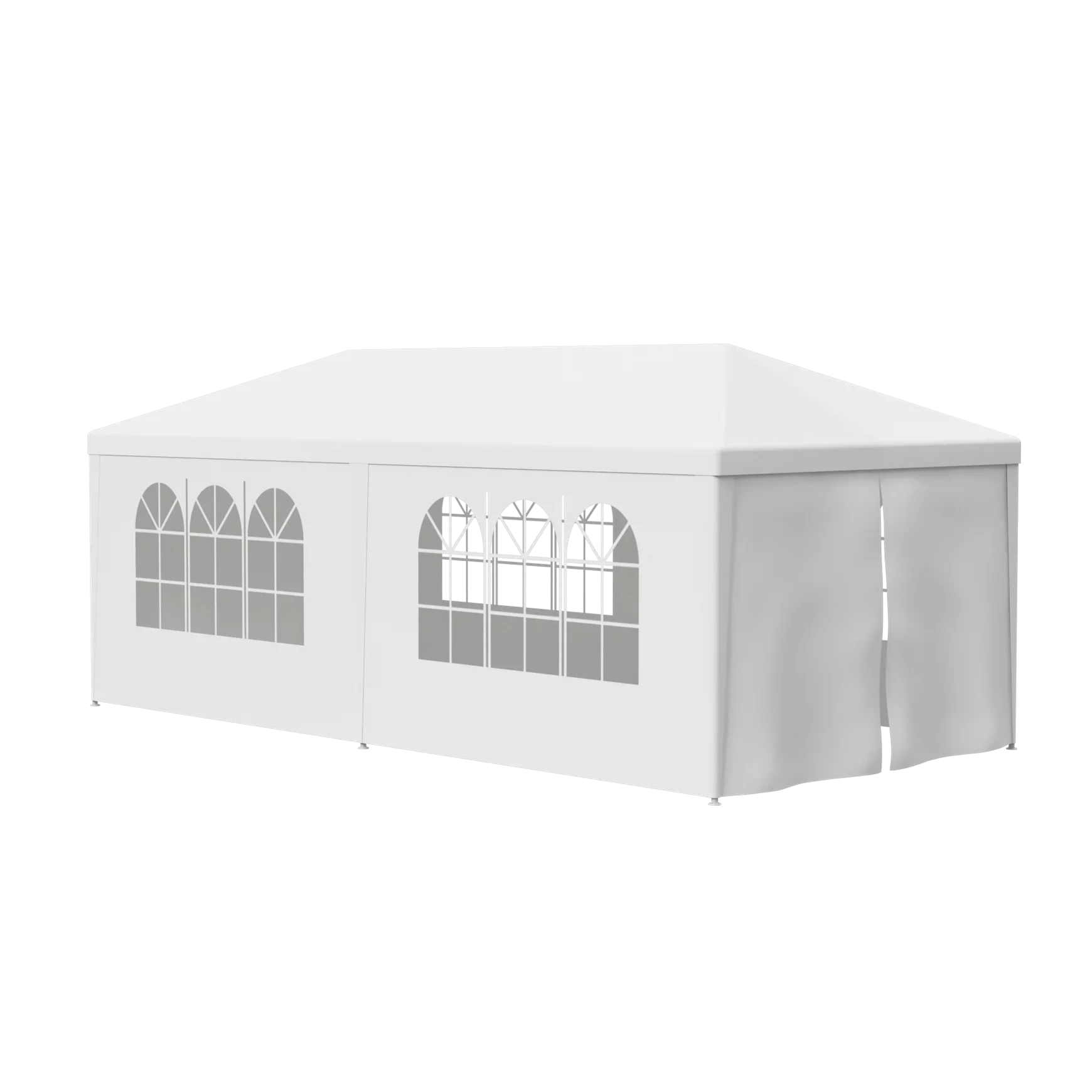 Side Canopies 8.00, Event Zeny Pavilion Tent Party Gazebo Wedding Walls, White 10'x20' Canopy 6 Outdoor with