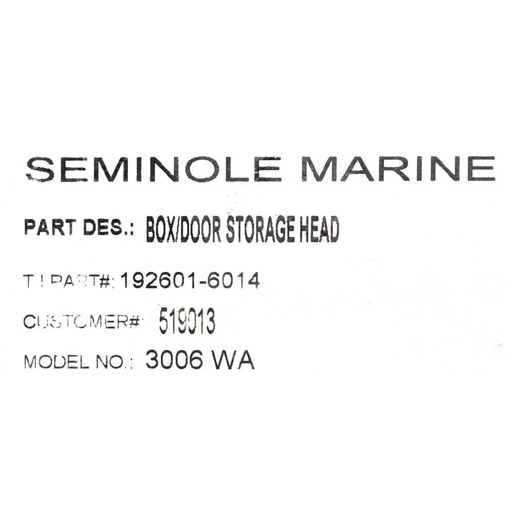 Box Boats 5/8 Starboard Head 13 23 Sailfish Inch 3/4 x | 51-9013 Storage