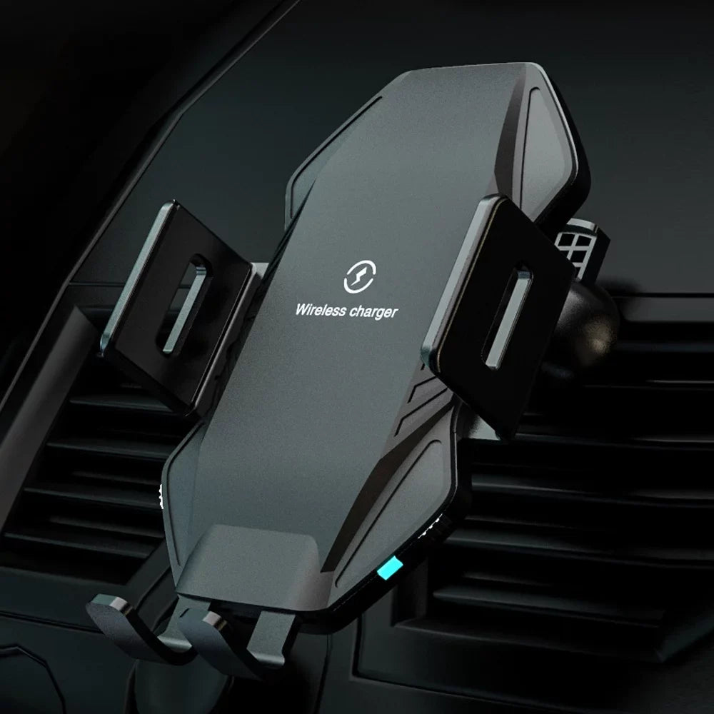 LG, Car iPhone, Air Sensor Wireless Phone Compatible Samsung, Windshield Smart Clamping Car Google, 10W Mount, Dashboard Auto Saoqi Charger, for etc Vent Holder