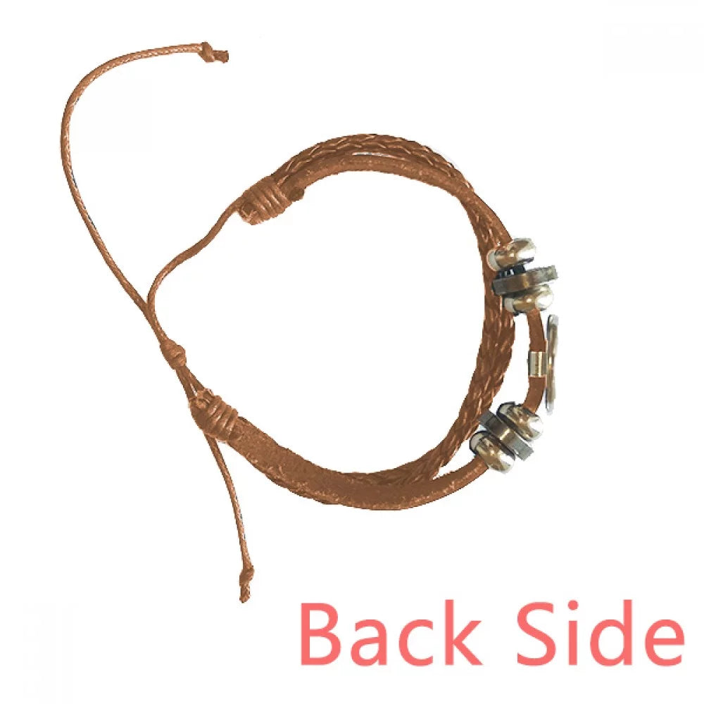 Bracelet Stylish Saturday Wristband Characters Jewelry Leather Ornament
