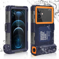 Housing Professional Surfing Waterproof Swimming for Case Up Lenovo Protective Underwater And [15m/50ft] with 6.9 Photo Lanyard Phones A6600 UrbanX LCD Snorkeling Video Diving all to Inch